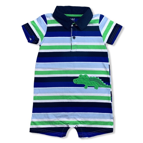 carter's alligator romper